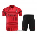 Tracksuit AC Milan Short Sleeve 2022-2023 Red - Shorts