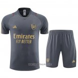 Tracksuit Arsenal Short Sleeve 2023-2024 Grey - Shorts