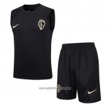 Tracksuit Corinthians Without Sleeves 2023-2024 Black