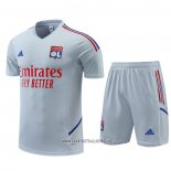Tracksuit Lyon Short Sleeve 2022-2023 Grey - Shorts