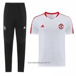 Tracksuit Manchester United Short Sleeve 2023-2024 White