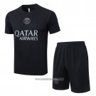 Tracksuit Paris Saint-Germain Jordan Short Sleeve 2025-2026 Black - Shorts