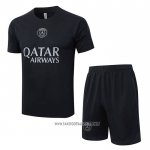 Tracksuit Paris Saint-Germain Jordan Short Sleeve 2025-2026 Black - Shorts