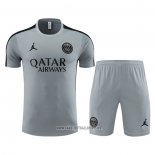 Tracksuit Paris Saint-Germain Jordan Short Sleeve 2023-2024 Grey - Shorts