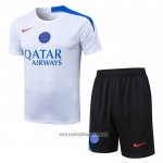 Tracksuit Paris Saint-Germain Short Sleeve 2025-2026 White - Shorts