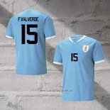 Uruguay Player F.Valverde Home Shirt 2022