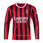 AC Milan Home Shirt Long Sleeve 2024-2025