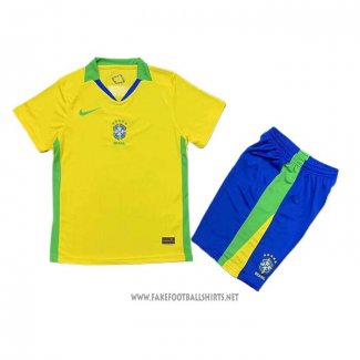 Brazil Home Shirt Kid 2025