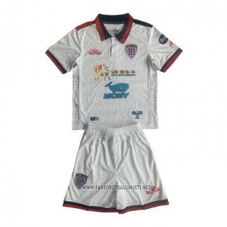 Cagliari Calcio Away Shirt Kid 2023-2024