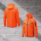 Chaqueta con Capucha del Barcelona 2022-2023 Orange