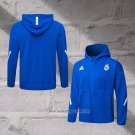 Chaqueta con Capucha del Real Madrid 2025-2026 Blue