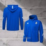 Chaqueta con Capucha del Real Madrid 2025-2026 Blue