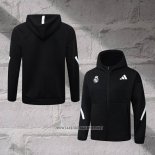 Chaqueta con Capucha del Real Madrid 2025-2026 Black