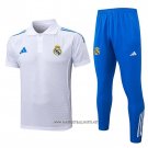 Conjunto Polo Real Madrid 2025-2026 Blue White