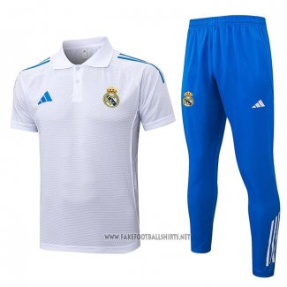 Conjunto Polo Real Madrid 2025-2026 Blue White
