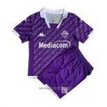 Fiorentina Home Shirt Kid 2023-2024