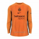 Inter Milan Goalkeeper Shirt Long Sleeve 2025-2026 Orange