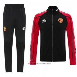 Jacket Tracksuit Manchester United 2025-2026 Black