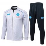 Jacket Tracksuit Napoli Kid 2025-2026 White