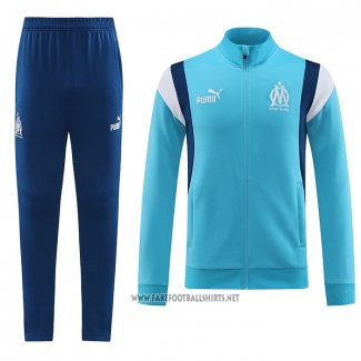 Jacket Tracksuit Olympique Marseille Kid 2023-2024 Blue