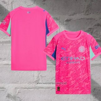 Manchester City Goalkeeper Shirt 2025-2026 Rosa