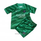 Paris Saint-Germain Goalkeeper Shirt Kid 2023-2024 Green