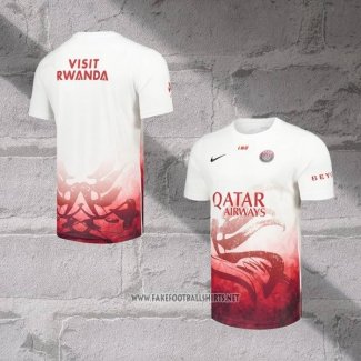Paris Saint-Germain Shirt Pre-Match 2025-2026 White Red