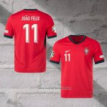 Portugal Player Joao Felix Home Shirt 2024
