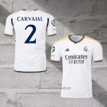 Real Madrid Player Carvajal Home Shirt 2023-2024