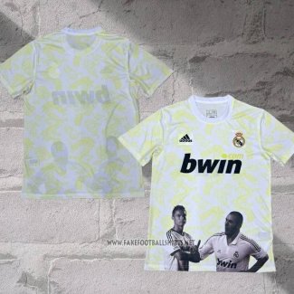 Real Madrid Special Shirt 2025-2026 White Yellow Thailand