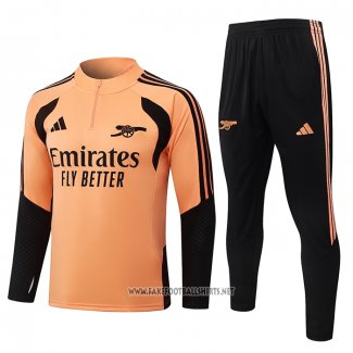 Sweatshirt Tracksuit Arsenal Kid 2026-2027 Orange