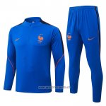 Sweatshirt Tracksuit France Kid 2026-2027 Blue