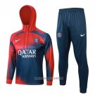 Sweatshirt Tracksuit Paris Saint-Germain 2023-2024 Red and Blue