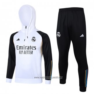 Sweatshirt Tracksuit Real Madrid Kid 2023-2024 White