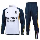 Sweatshirt Tracksuit Real Madrid Kid 2023-2024 White