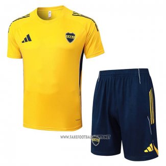 Tracksuit Boca Juniors Short Sleeve 2025-2026 Yellow - Shorts
