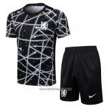 Tracksuit Chelsea Short Sleeve 2025-2026 Black - Shorts