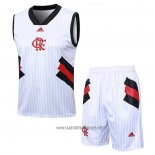 Tracksuit Flamengo Without Sleeves 2023-2024 White