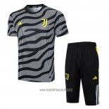 Tracksuit Juventus Short Sleeve 2023 Black - Shorts