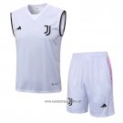 Tracksuit Juventus Without Sleeves 2023-2024 White