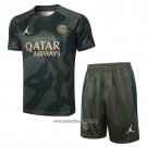 Tracksuit Paris Saint-Germain Jordan Short Sleeve 2024-2025 Green - Shorts