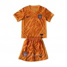 United States Goalkeeper Shirt Kid 2024 Orange