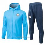 Windbreaker Tracksuit Olympique Marseille 2025-2026 Blue