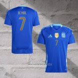 Argentina Player De Paul Away Shirt 2024