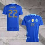 Argentina Player L.Martinez Away Shirt 2024