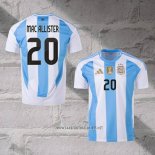 Argentina Player Mac Allister Home Shirt 2024