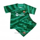 Barcelona Goalkeeper Shirt Kid 2023-2024 Green