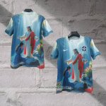Brazil Jesus Shirt 2025-2026 Blue Thailand