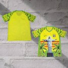 Brazil Jesus Shirt 2025-2026 Yellow Thailand White