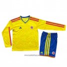 Colombia Home Shirt Kid Long Sleeve 2026
